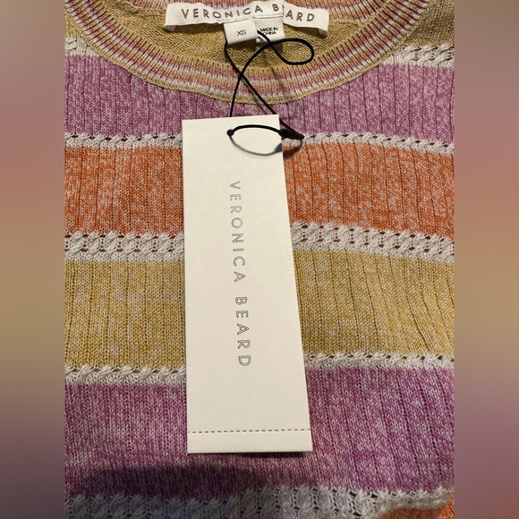 Veronica Beard - Raimi Color-Blocked Pullover Sweater - Pastel Multi - Picture 9 of 12